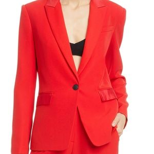 NWOT Rag & Bone Rylie Blazer in True Red, Size 8